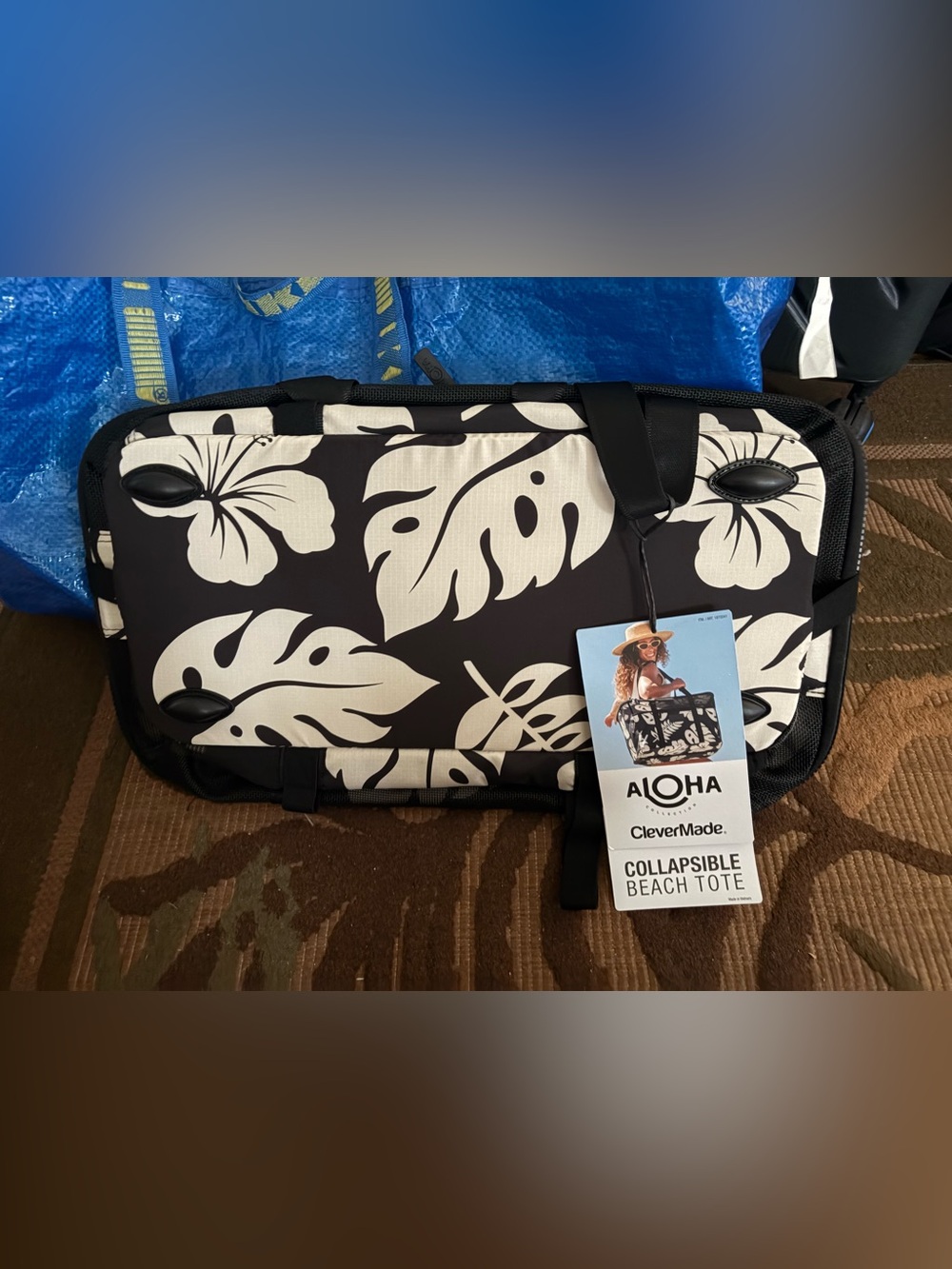 NWT Aloha Collection Collapsible Beach Tote